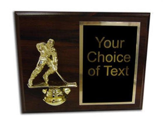 Plaque with Hockey Figure