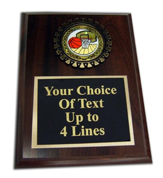 Basketball Plaque