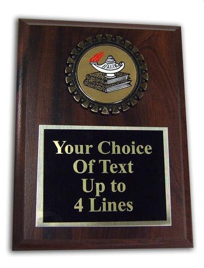 Lamp of Knowledge Plaque