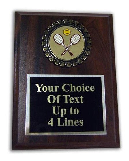 Tennis Wooden Plaque