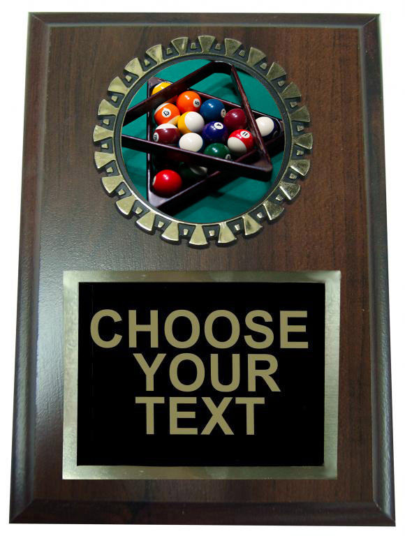 Billiards Plaque