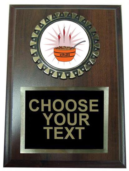 Chili Cook Off Plaque