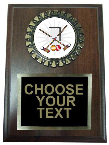 Croquet Plaque