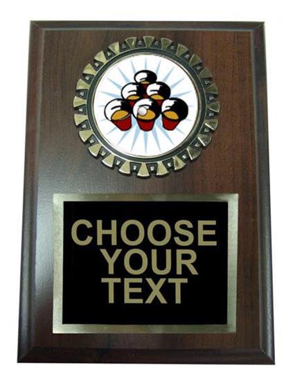 Beer Pong Plaque