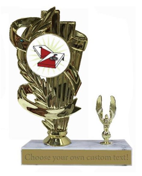Cornhole Marble Base Trophy