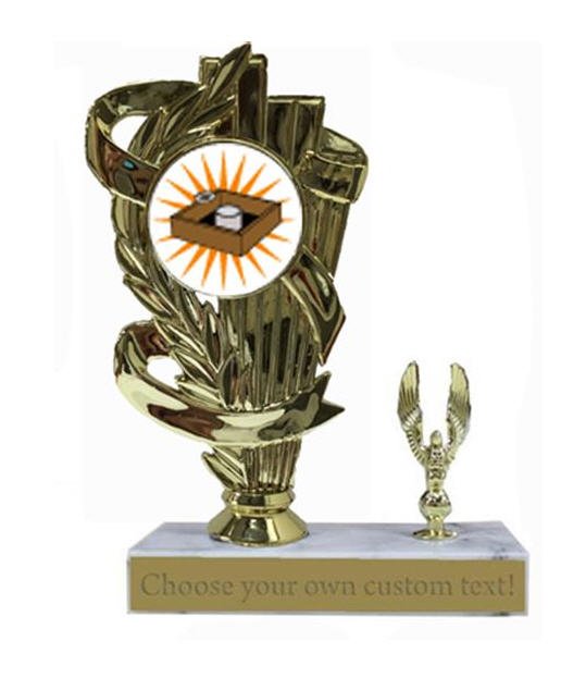 Washer Toss Marble Base Trophy