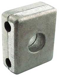 Aluminum Cooling Block - Set of 2 pieces w/ Return Groove