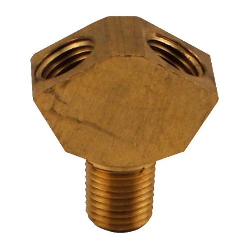 One Piece "Y" With Two 1/4" FPT Ports And One 1/4" MPT Inlet