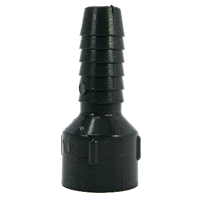 Plastic Straight Hose Barb Adapter 1/2" X 1/2"
