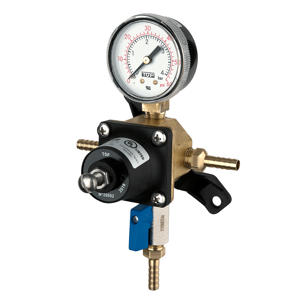 Single 0-60 PSI TOF Secondary Regulator