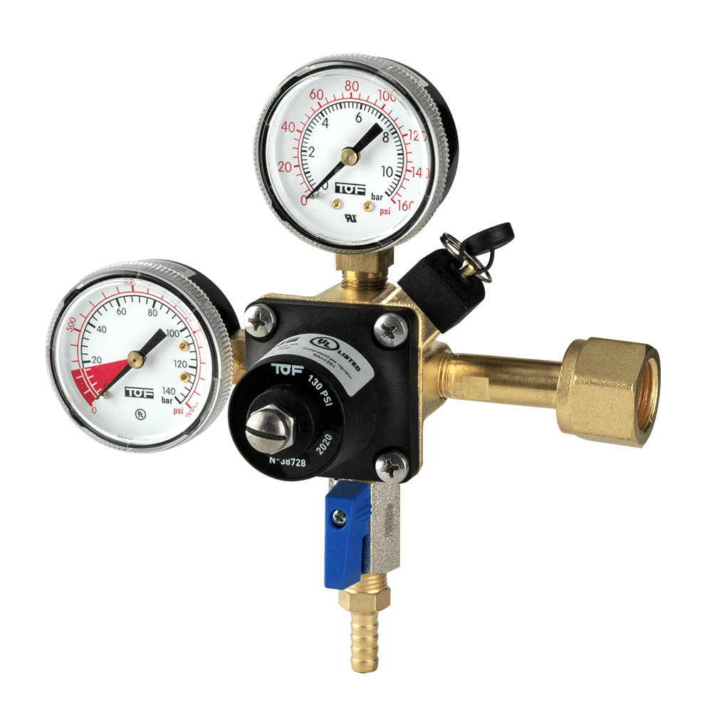 160 PSI Co2 Primary Regulator - TOF