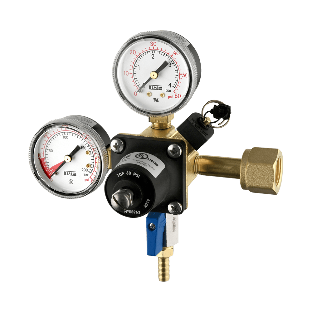 Co2 Primary Regulator 0-60 PSI - TOF