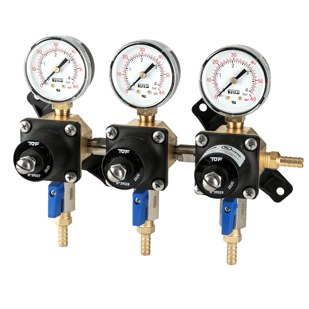3 Body 0-60 PSI TOF Secondary Regulator
