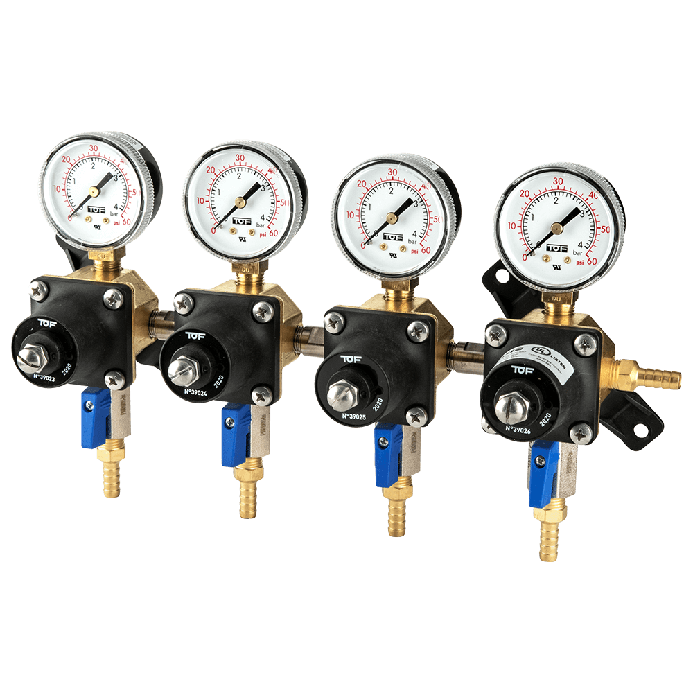 4 Body 0-60 PSI TOF Secondary Regulator