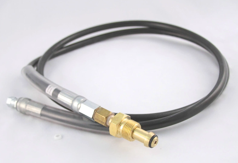 High Pressure Hose Assembly, 6' Length, 1/4" Female Flare x CGA580 N2 Fitting