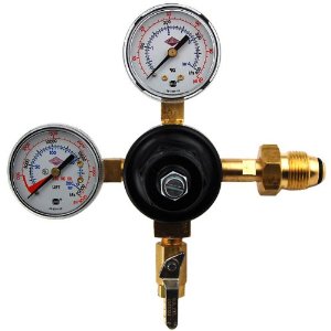 60 PSI Metal Bonnet Double Gauge N2 Regulator
