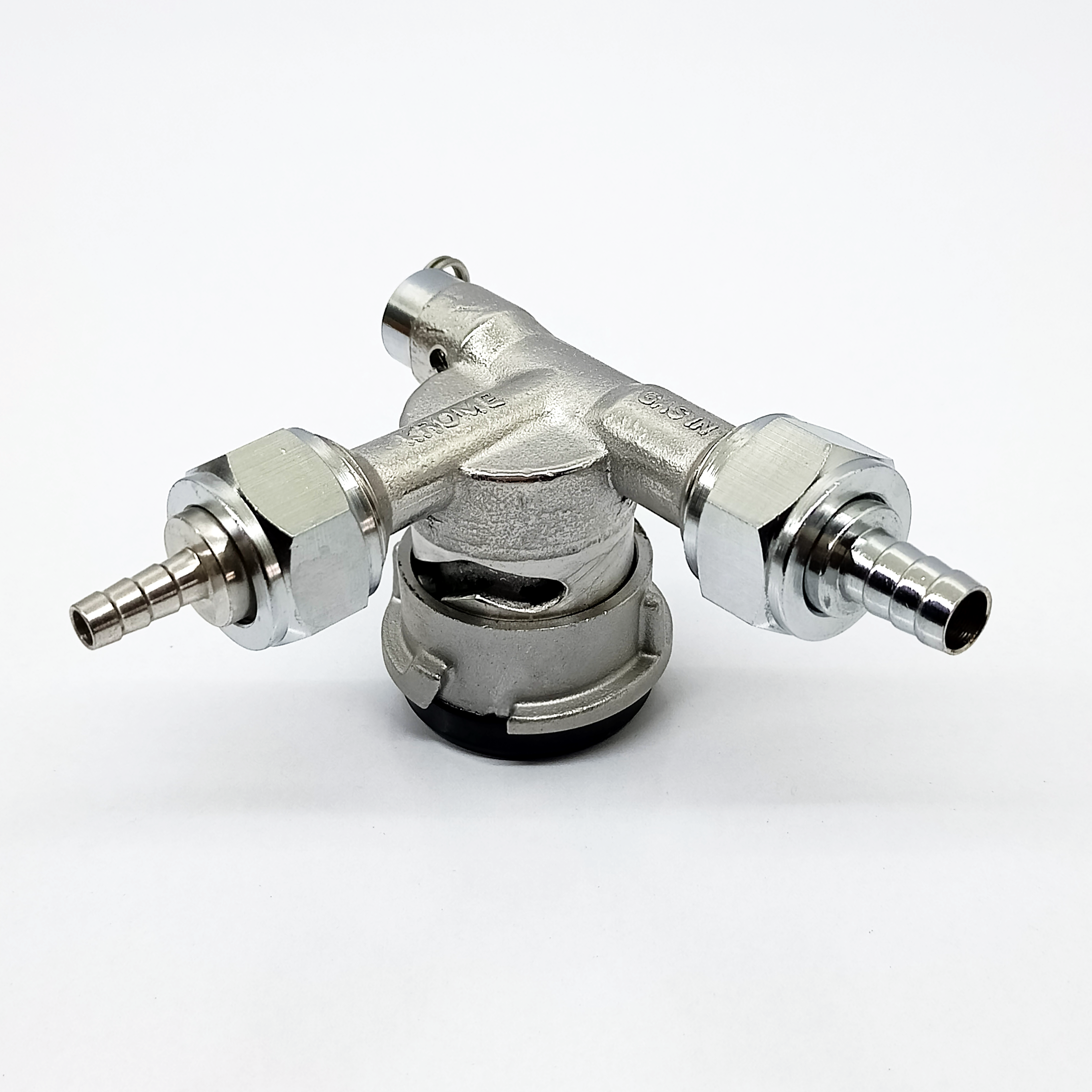 Low Profile D System Keg Coupler – 100% stainless Steel