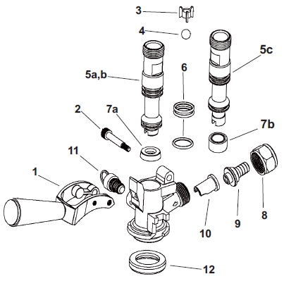 Taprite CH5000 & CH5100 Replacement Parts