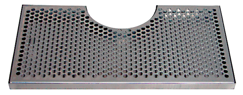 S/S Drip Tray 24" X 11" With 7-1/2" Cut Out
