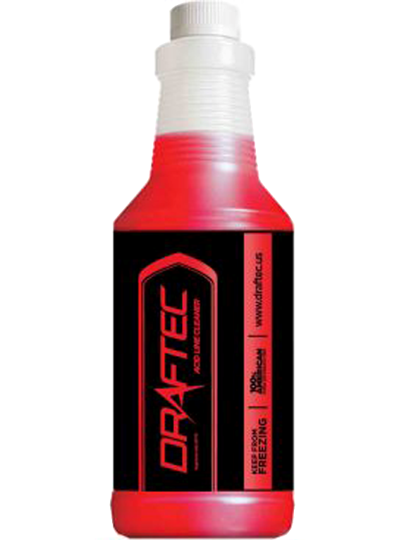 Draftec Red Dye Acid Line Cleaner - 32 oz
