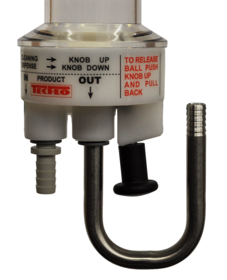 "J" Hook For FOBs And Push In Fittings (3/8" JG x 3/8" Barb)