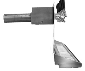 Wall Mount Dispenser with Drip Tray, Air Shaft Ready