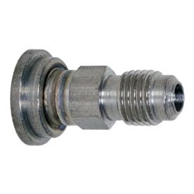 S/S 1/4" Male Flare X Hex Nut Tail Piece