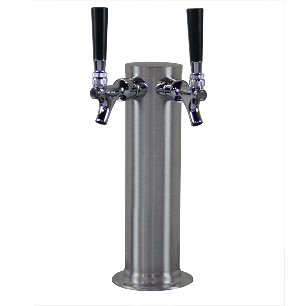 3" S/S Double Faucet Tower (Air cooled) - All 304 S/S contact