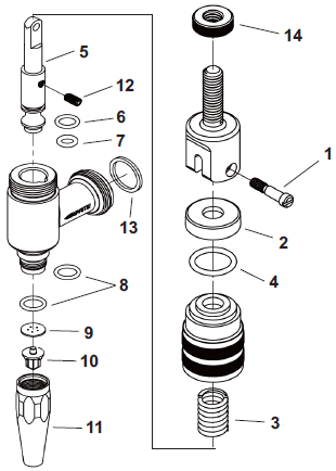 Replacement Taprite Stout Faucet Parts