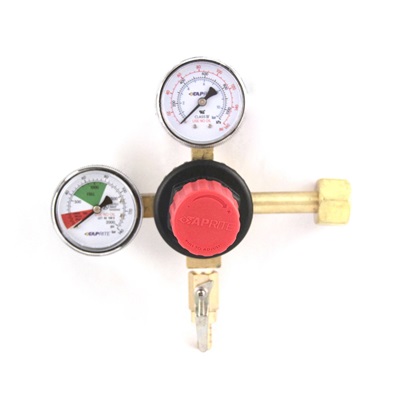 160 Psi Polycarbonate Double Gauge Co2 Regulator