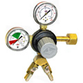 160 PSI Polycarbonate Double Gauge Co2 Regulator With "Y" Fitting And Two Shut-offs