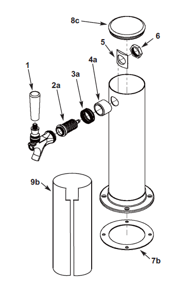 Plastic Spacer For Tower Shanks