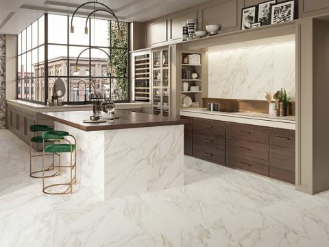 Genrose Emilia Marble Look Porcelain Tile