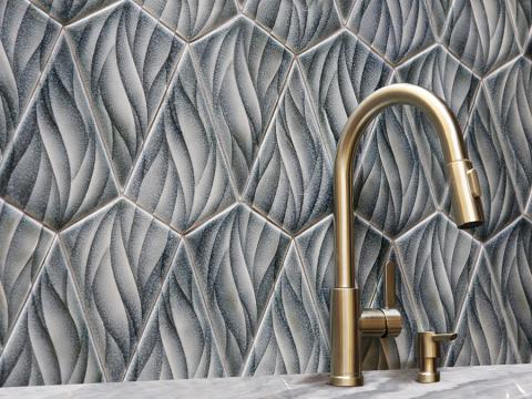 Encore Descanso 6" x 10" Field Tile in Sodalite.