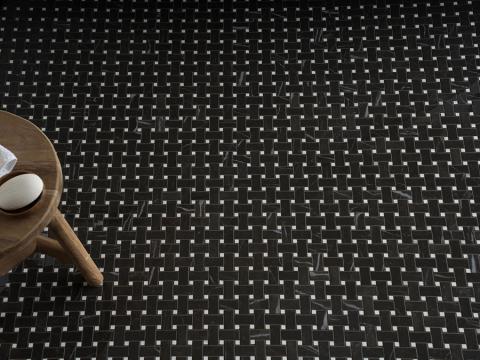 AKDO Elite Basketweave Porcelain Tile in Dark Brown (G)