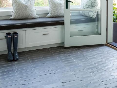 Artillo 3" x 11" Picket Concrete Tiles in Charcoal Gray
