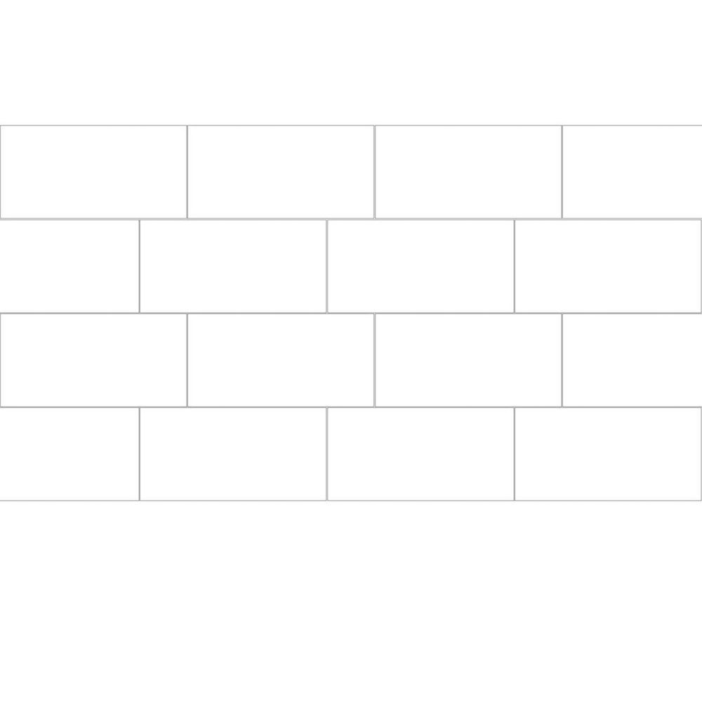 one-fourth offset tile grid pattern
