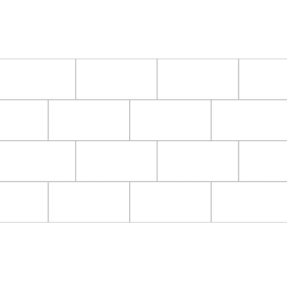 one-third offset tile grid pattern