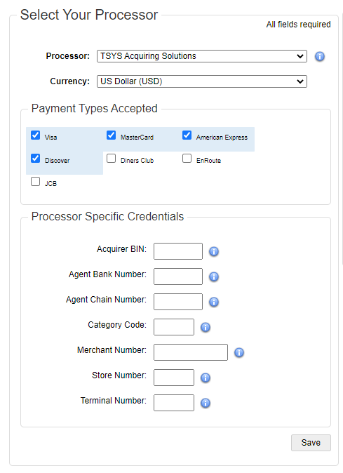 How to Connect TSYS to Authorize.net