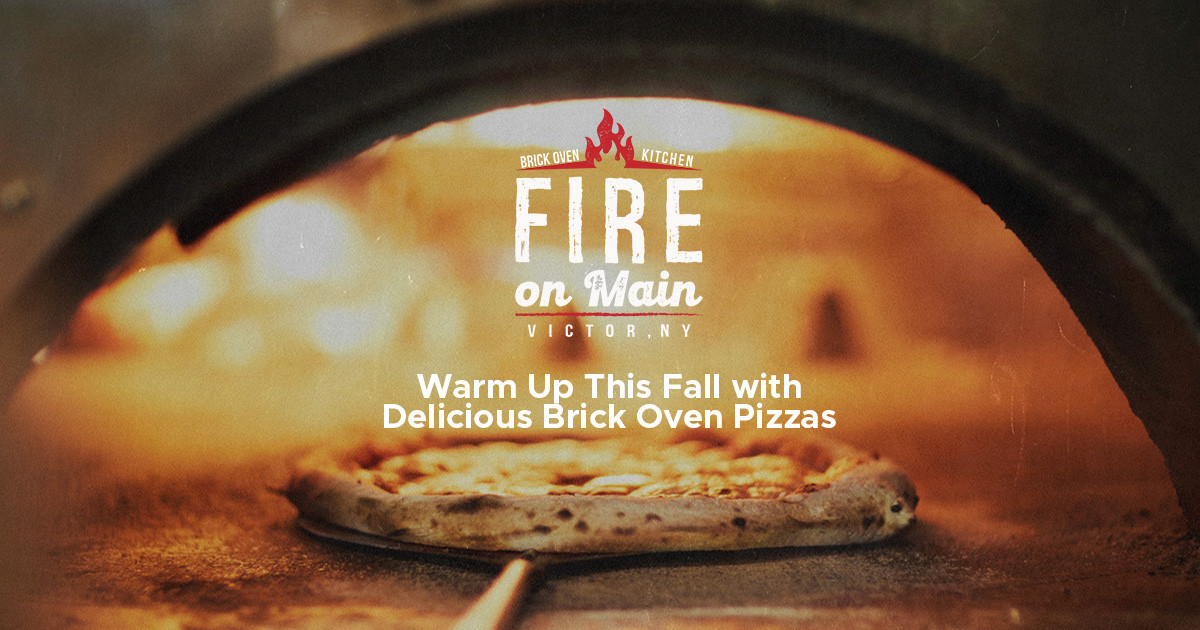 Warm Up This Fall with Delicious Brick Oven Pizzas