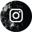 Black circle with a white Instagram logo in the center.