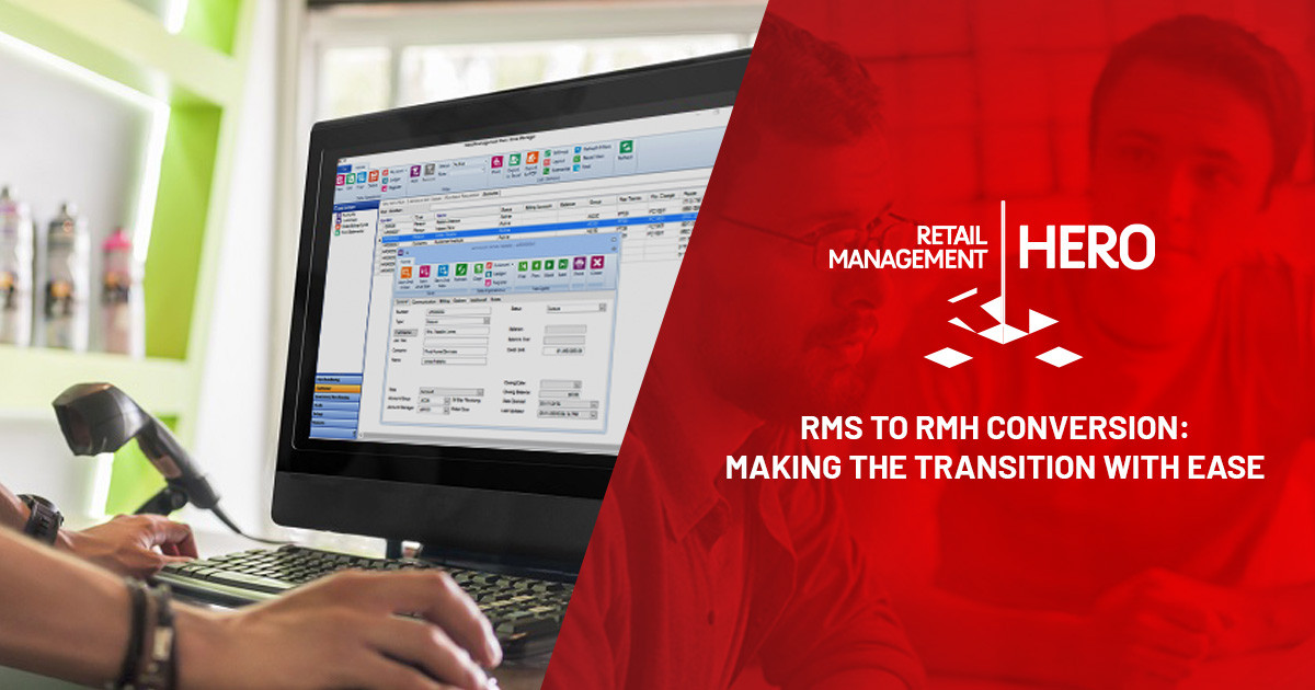 Business owner using RMH point of sale system