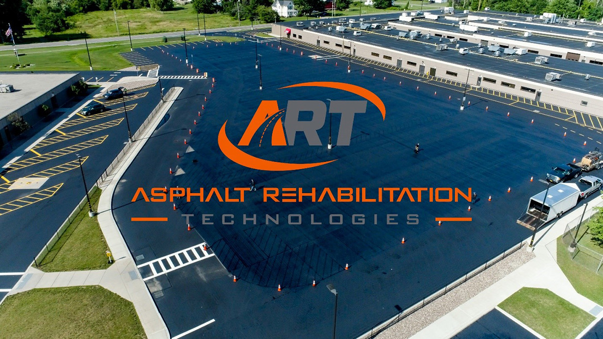 Completed Chemical Rehabilitation on Pavement