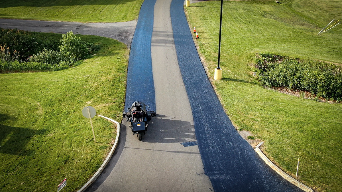 Pavement Rehab in Progress Upstate NY