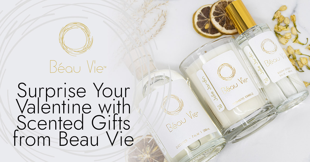 Surprise Your Valentine with Scented Gifts from Beau Vie