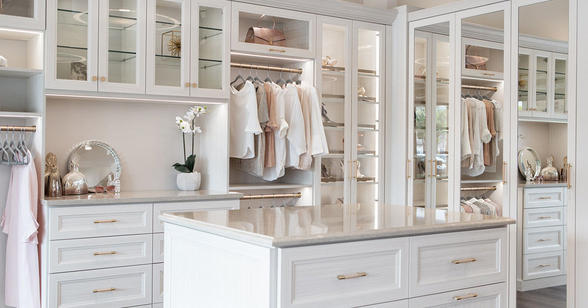 Custom closet by Concept II Closets