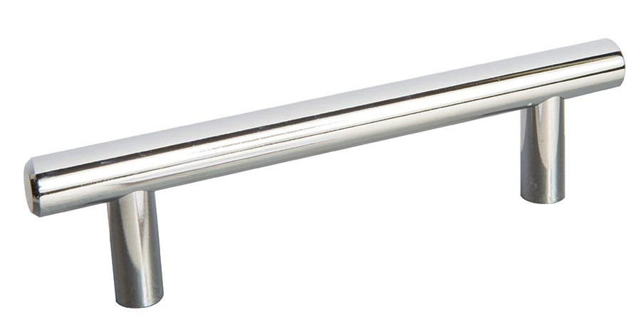 bar pull handle polished chrome