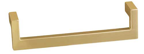 waterfall pull handle matte gold