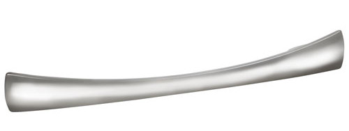 curved pull handle polished chrome