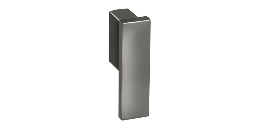 modern knob slate gray